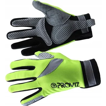 Cyklistické rukavice PROVIZ HI-VIS | cyklistické rukavice | REFLEXNÍ | neonově žlutá S