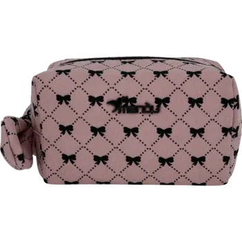 Kosmetická taška manòu kosmetická etue růžová s mašličkami