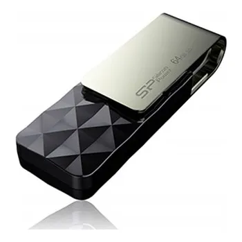 USB flash disk Pendrive Silicon Power Blaze B30 64 GB USB 2.0, USB 3.0 černý