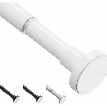 Garnýž WELDUN Garnýž Teleskopický bez vrtání 46-190 cm Bílý