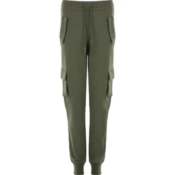 Dámské kalhoty KHAKI CARGO KALHOTY S KAPSAMI Noisy May