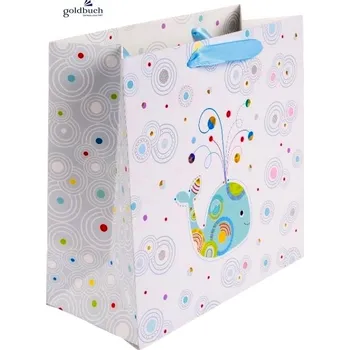 Dárková taška Dárková taška L 46564 Goldbuch WHALE SERENITY velryba, 27 x 27 x 13 cm 7860145