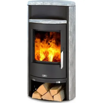 ABX Pori 7 AQUA s výměníkem černý plech a mastek