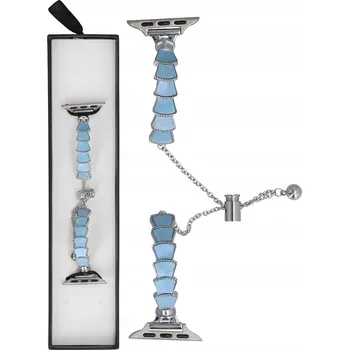 Náramek Náramek GlacierX pro Apple 12mm modrý