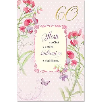 Ditipo Blahopřání - K VÝROČÍ 60.tiny, dámské 6890494