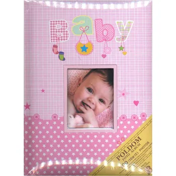 Fotoalbum Fotoalbum 10x15/100 2-up Poldom BB46100M AMMY růžové a120186