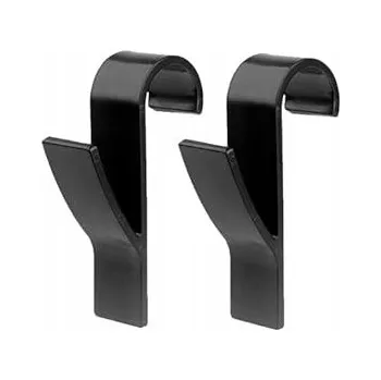 Držák na ručník Věšák Háček na Ručníky Držák na Radiátor Sada 2ks Černý