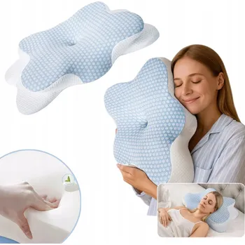 Polštář ORTOPEDICKÝ POLŠTÁŘ PRO SPANÍ NA BOKU, BŘICHU I ZÁDECH, 3D PROFILOVANÝ