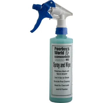 Autošampón Mycí přípravek určený na mytí bez vody Poorboy's Spray and Wipe Waterless Wash (473 ml)