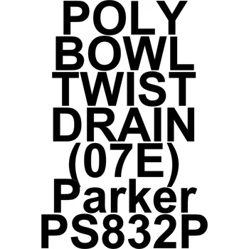 POLY BOWL TWIST DRAIN (07E) Parker PS832P
