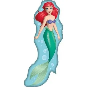 Balónek Princezna Ariel 40x99cm fóliový balónek