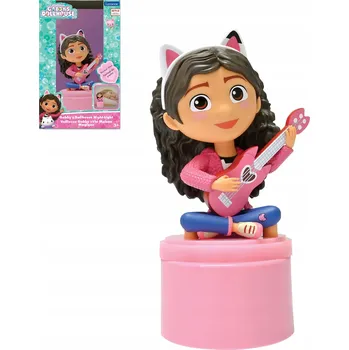 Dětské svítidlo LEXIBOOK Gabby's Dollhouse Noční LED lampička pro děti Růžová