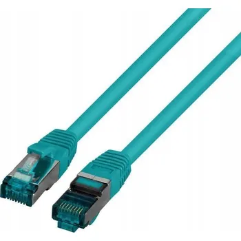 Síťový kabel Patchcord securityNET S/FTP 6a RJ45 / RJ45 0,15 m zelený