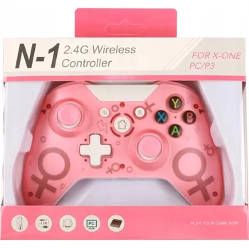 Gamepad Drátový Drátový ovladač (ovladač) pro konzoli Microsoft Xbox One, USB, růžový