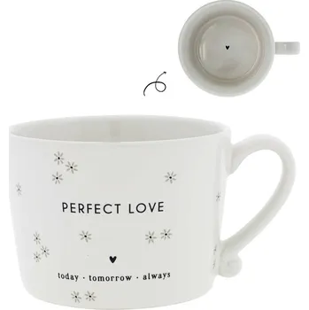 Bastion Collections Hrnek PERFECT LOVE in black/titane, 300ml b320149