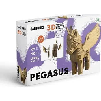 Puzzle Cartonic 3D PUZZLE - PEGASUS, 69 dílků, LEVEL3 g510060