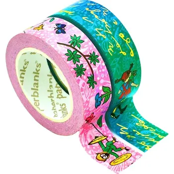 Lepicí páska Paperblanks Washi pásky - Pipi Dlouhá punčocha, 2x 10m p910022