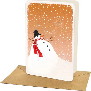 Přání Gutrath G5117 SNĚHULÁK, otevírací přání s obálkou 9000955