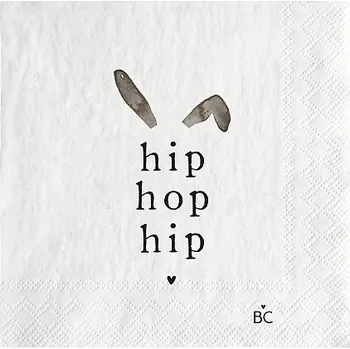Papírový ubrousek Bastion Collections Papírové ubrousky S - Hip, Hop, Hip, 20ks b290017
