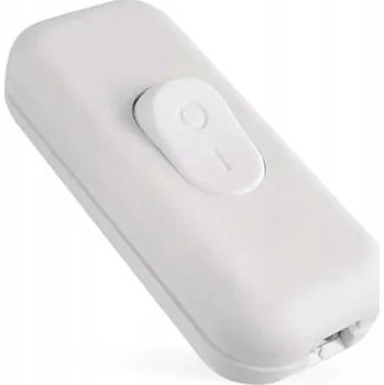 vypínač Vypínač na kabel k lampičce bílý A1208