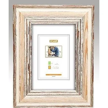 Rám na obraz Rám Icar dřevěný DRZ D3 21x30 melír hnědý r050003