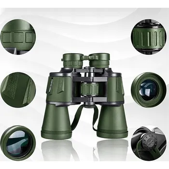 Dalekohled LOVEČECKÝ/VOJENSKÝ DALEKOHLED 20X50 TURISTICKÝ ZOOM + POUZDRO SKLENĚNÁ OPTIKA