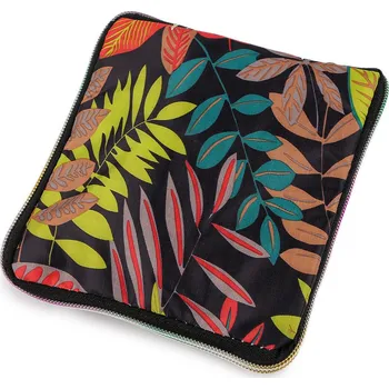 Nákupní taška Skládací nákupní taška se zipem pevná 38x44 cm Varianta: 33 černá list, Balení: 1 ks