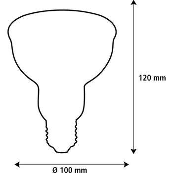 Lampička SEGULA Spot Line LED E27 13W PAR30 stmívatelné 36° Ra95 černá - Doprava zdarma