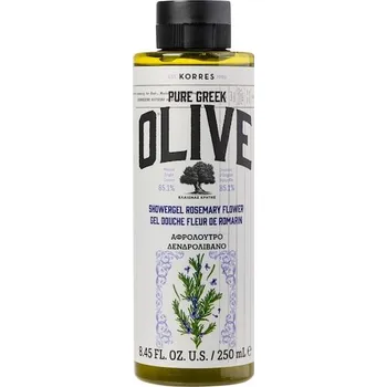 Sprchový gel Korres Pece-o-telo Sprchovy-gelOlivový sprchový gel Rosmary Flower 250 ml (780,00 Kč / 1 l)