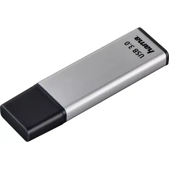 USB flash disk Hama FlashPen Classic, USB 3.0, 128 GB, 40 MB/s, stříbrný 181054