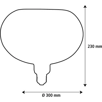 Lampička SEGULA LED Floating Filo sand Oval300 E27 6W 2 200 K stmívatelné písek - Doprava zdarma