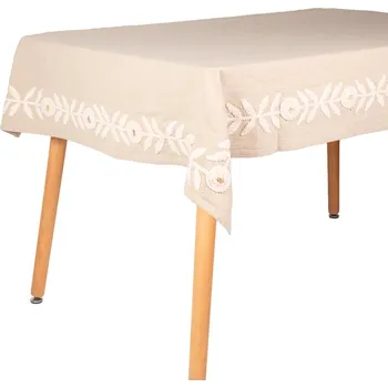 Bavlněný ubrus 110x170 s výšivkou BOHO COLLECTION