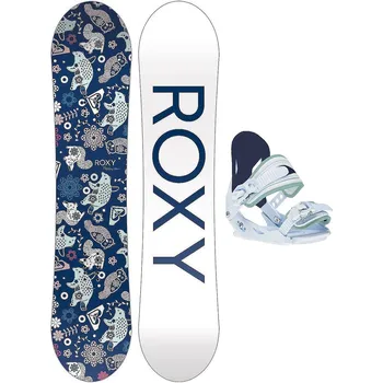 Snowboard snowboard Roxy Poppy Set - Assorted 118 cm