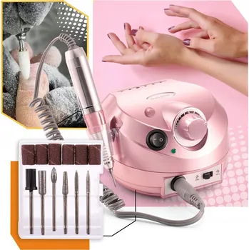 Bruska na nehty Manicure Pedicure Hybridy Gely 65W Sada fréz, silná