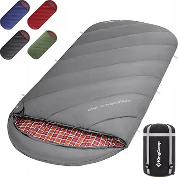 Spacák KINGCAMP Zimní spacák 4 roční období, velký flanelový spacák na kempování