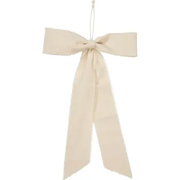 Vánoční dekorace Ferm Living Vánoční ozdoba Bow Large Natural 45 × 30 cm