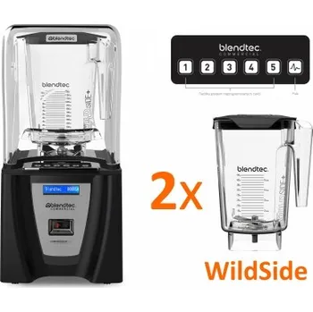 Mixér barový Blendtec Connoisseur 825, 2x nádoba WildSide,LL, protihlukový kryt Sleva 7400Kč