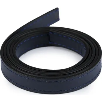 Ucha na tašky prošitá - polotovar, barva 10 modrá tmavá