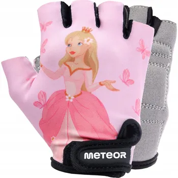 Cyklistické rukavice Cyklistické rukavice Meteor S růžové