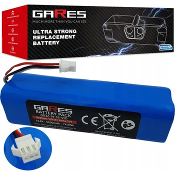 Akumulátor Gares pro Concept VR3210 VR3520 VR3120 VR3205 14,4V 5,2Ah