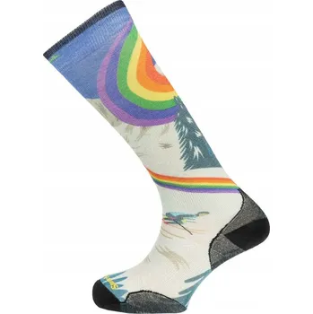 Dámské ponožky SMARTWOOL Dámské lyžařské Ponožky Ski Zero Cushion Rainbow Trails M