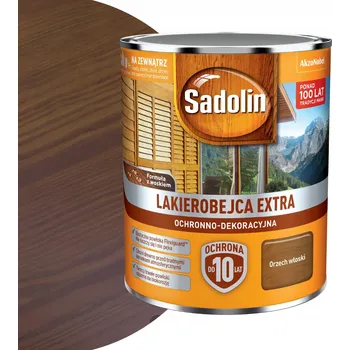 barva a nátěr na dřevo Sadolin Lazura Extra 0,75L Ořech