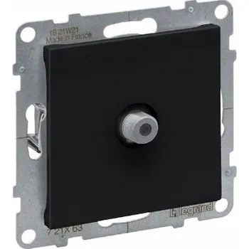 Elektrická zásuvka Anténní zásuvka nástěnná Legrand černá