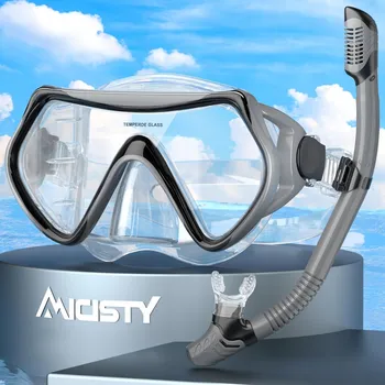 Potápěčská maska Micisty Sada pro potápění pro dospělé 180° s ochranou proti zamlžování