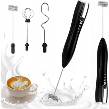 Příprava kávy ELEKTRYCZNY SPIENIACZ MLÉKA ŠLEHAČ KÁVY MIXÉR Přenosný multifunkční