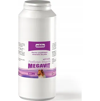 Mikita Megavit Fosforečnan vápenatý + vitamíny A+D3 přípravek pro psy 400 tablet