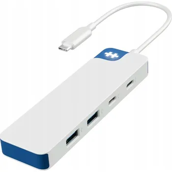 USB hub HyperDrive Flex 4-Port USB-C Hub Combo, Ekologický, Modrý