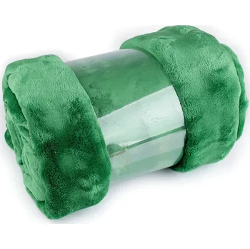 deka Deka bubble fleece 150x200 cm, střední, 9 zelená