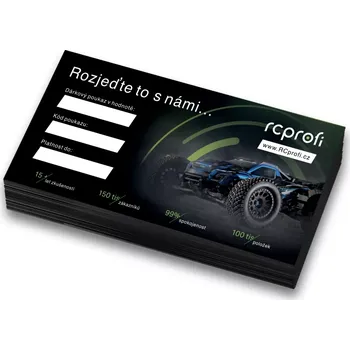 Dárkový potravinový koš RC profi Dárkový poukaz v hodnotě 300 Kč - Elektronický