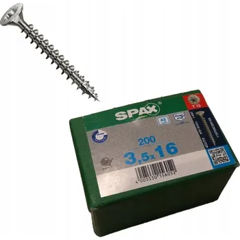 Vrut VRUT DO DŘEVA A2 200 KS TX 3,5*16 MM SPAX